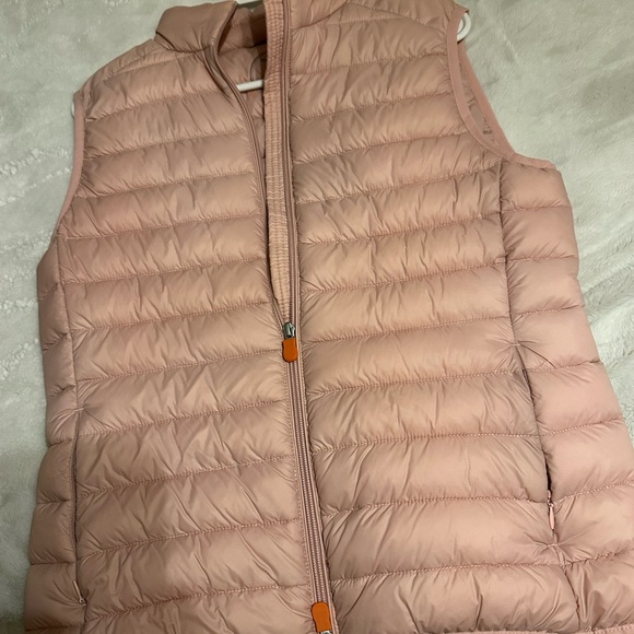 Save The Duck Light Pink Puffer Vest - Picture 2 of 6